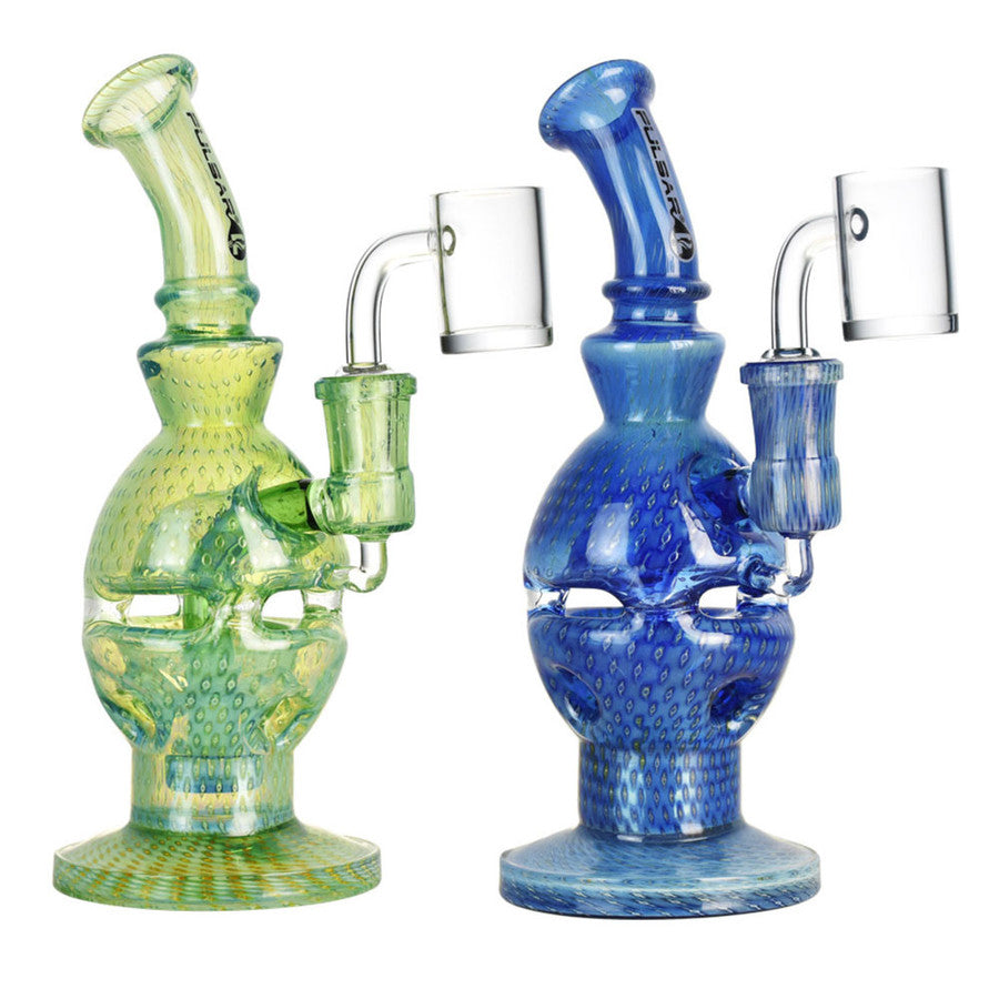 PULSAR 7" BUBBLE TRAP ENERGY BUBBLER W/ FLOWER BOWL - ASSORTED COLORS