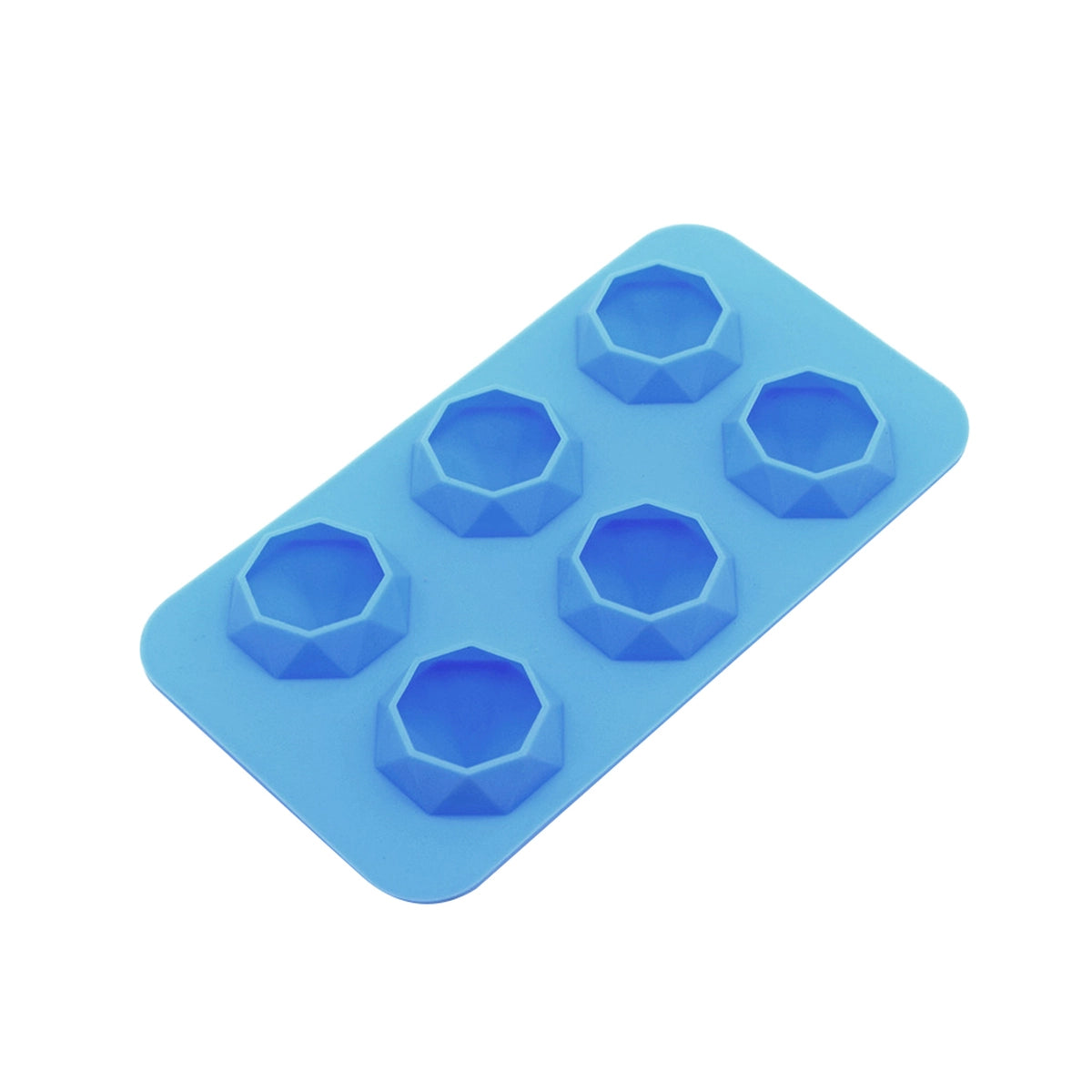 DOPE MOLDS SILICONE 6-CAVITY MOLD OR ICE CUBE TRAY - DIAMONDS