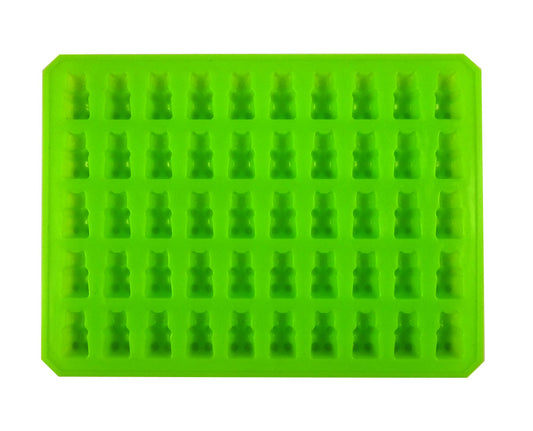 SILICONE GUMMY MOLD W/ DROPPER - CLASSIC GUMMY BEAR - GREEN