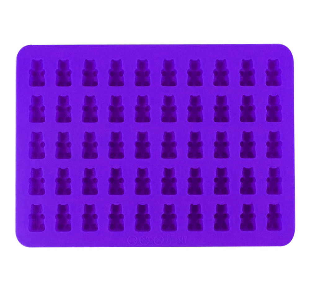 SILICONE GUMMY MOLD W/ DROPPER - CLASSIC GUMMY BEAR - GREEN