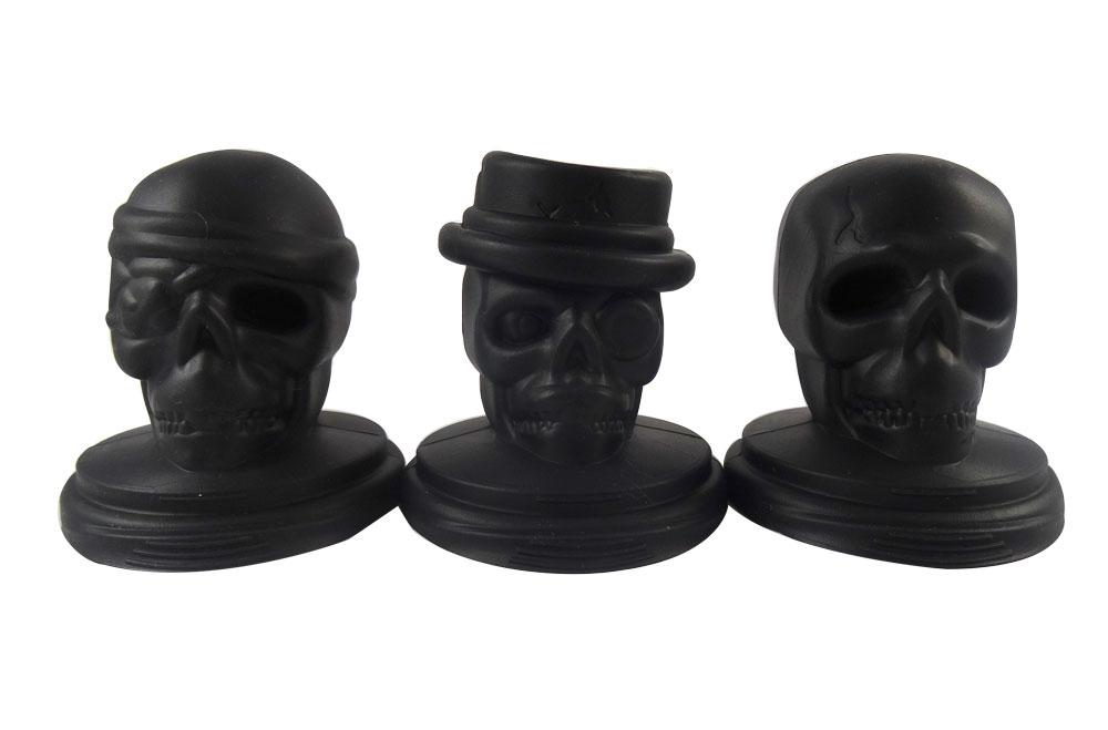 DOPE MOLDS SILICONE ICE MOLD - 3-SET SKULL WITH STAND