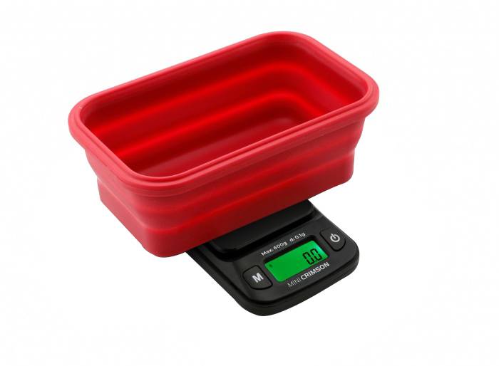 TRUWEIGH - CRIMSON - COLLAPSIBLE BOWL SCALE