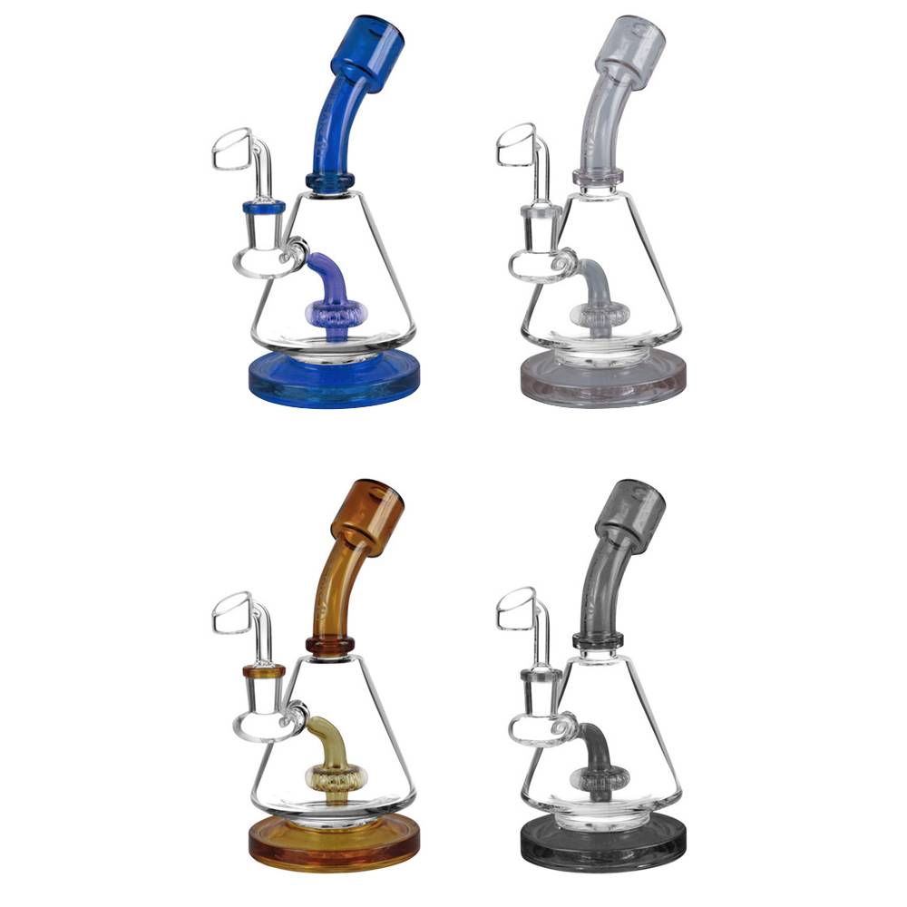 PULSAR GLASS 8" LAB FLASK BANGER HANGER, ASSORTED COLORS