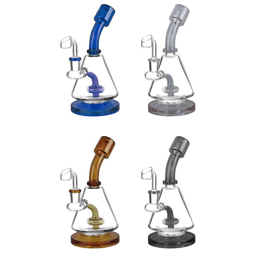 PULSAR GLASS 8" LAB FLASK BANGER HANGER, ASSORTED COLORS