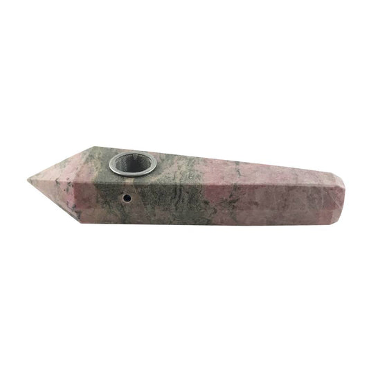 RHODONITE CRYSTAL PIPE