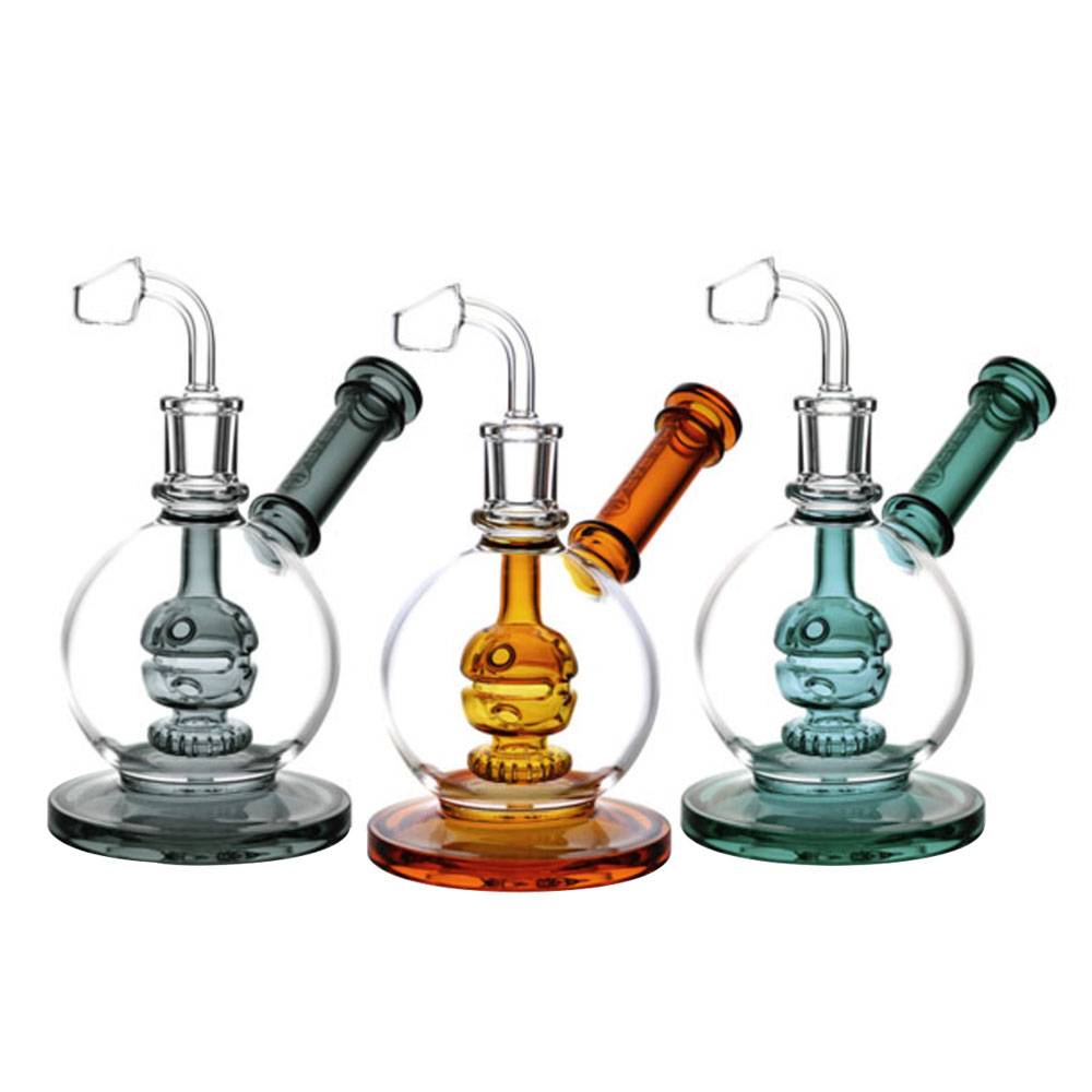 PULSAR 6" FAB PERC ORB RIG W/ SHOWERHEAD PERC & COLOR ACCENTS