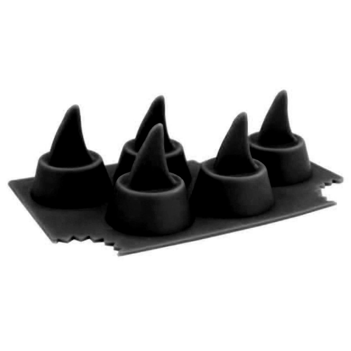 DOPE MOLDS SILICONE 5-CAVITY MOLD OR ICE CUBE TRAY - SHARK FIN