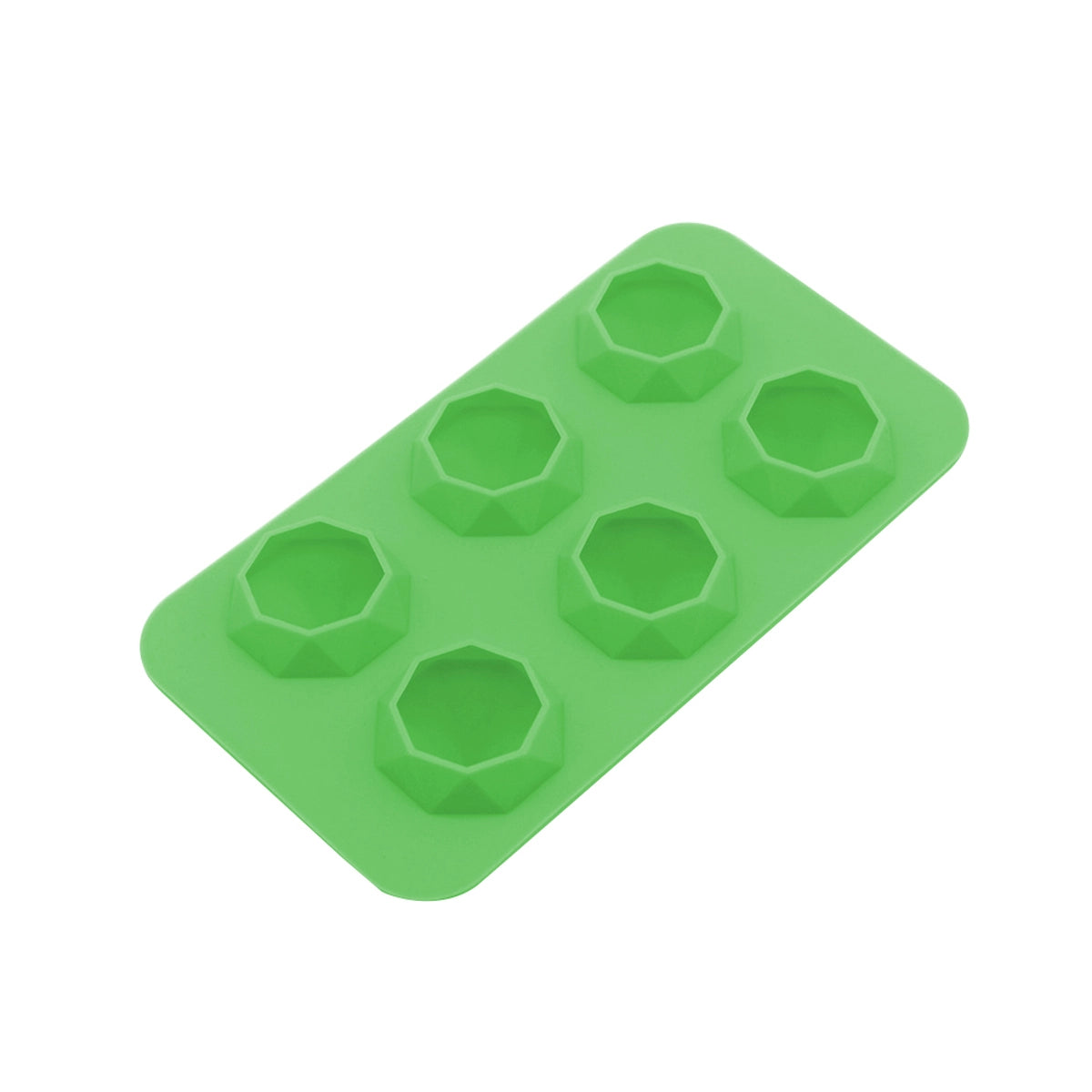 DOPE MOLDS SILICONE 6-CAVITY MOLD OR ICE CUBE TRAY - DIAMONDS