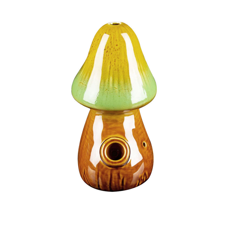 ART OF SMOKE MUSHROOM BUBBLER WITH BUILT-IN DOWN STEM