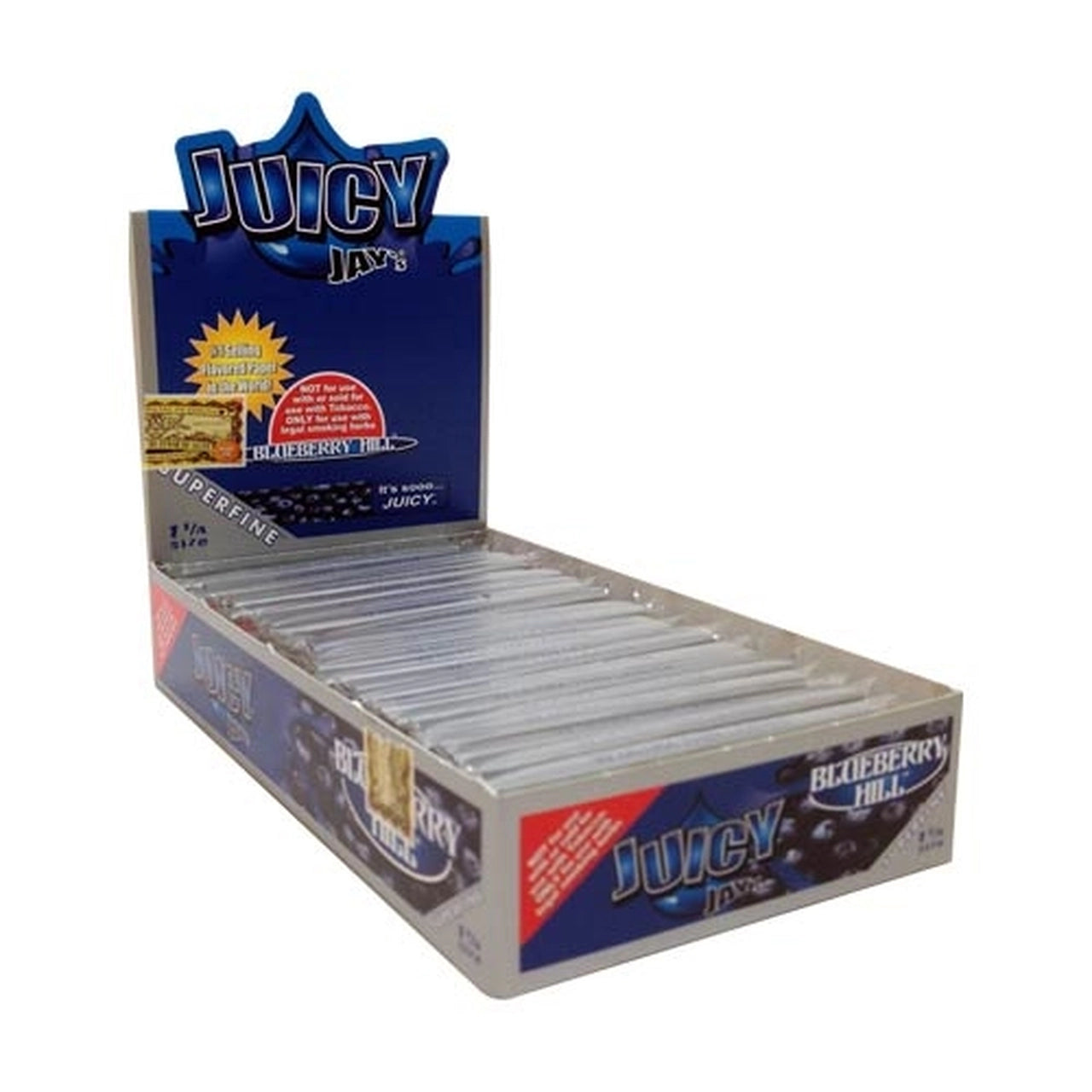 JUICY JAY'S SUPERFINE FLAVOURED PAPERS 1¼" - BOX OF 24