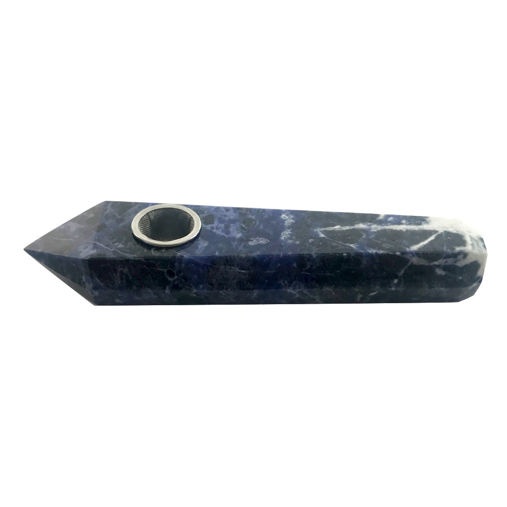 SODALITE CRYSTAL PIPE