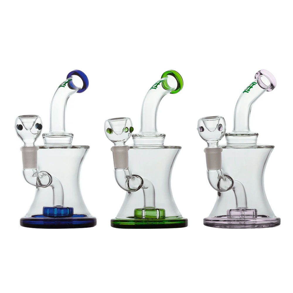 HEMPERTECH 7" V2 HOURGLASS BANGER HANGER RIG W/ DISC PERC