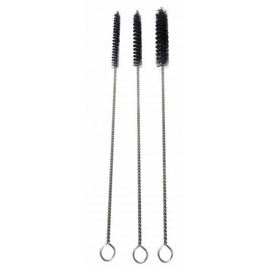 CLEANING BRUSH SET OF 3 - 7" LONG (3/16", 1/4", 3/8" WIDTH)