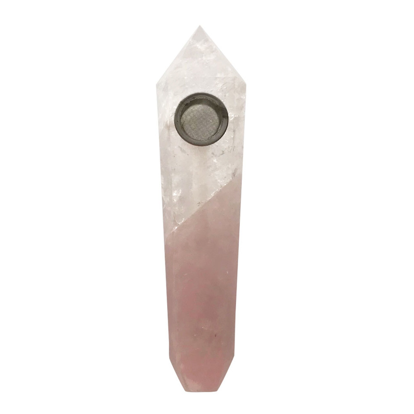 CLEAR CRYSTAL / ROSE QUARTZ